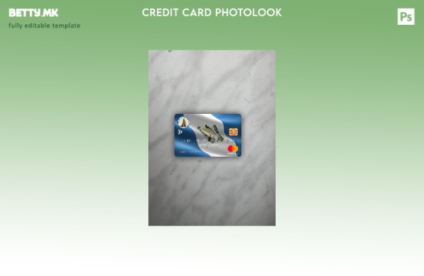 модерен стил Guatemala Banco de Guatemala Mastercard photolook преден шаблон